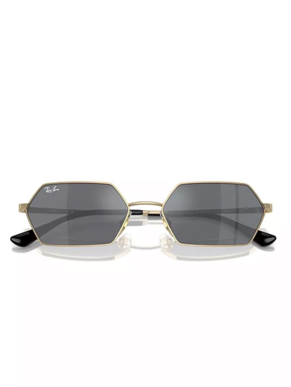 Ray-Ban Geometric Gold Frame Sunglasses
